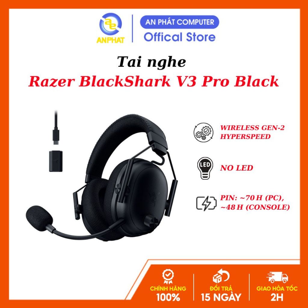 Tai nghe Razer BlackShark V3 / V3 X HyperSpeed / V3 Pro - Chính hãng, bảo hành 24 tháng