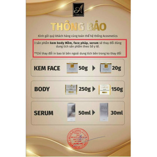 Kem face pháp acosmetics chính hãng