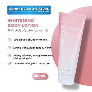 Kem body Relab dưỡng trắng da nâng tone Relab 200ml