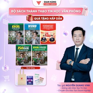Combo 5 Sách Excel - Word - Power Point - 150TT - Power Query Ứng Dụng Văn Phòng  ĐÀO TẠO TIN HỌC Kèm Video Hướng Dẫn