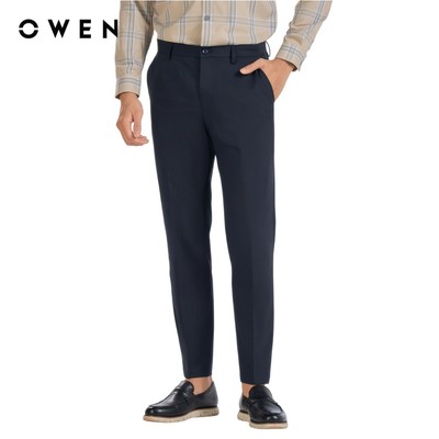 Owen - Quần tây S-Form QG252460 màu Xanh tím than chất liệu Conjugated polyester