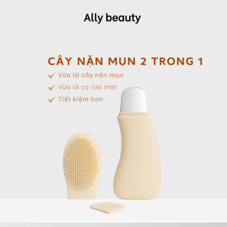  Cây nặn mụn đầu đen kết hợp với cọ rửa mặt 2 trong 1 tiện lợi tiết kiệm 