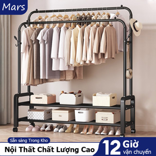 Mars Kệ Treo Quần Áo Bằng Sắt Giá Treo Quần Áo Kim Loại Chắc Chắn Tiện Lợi