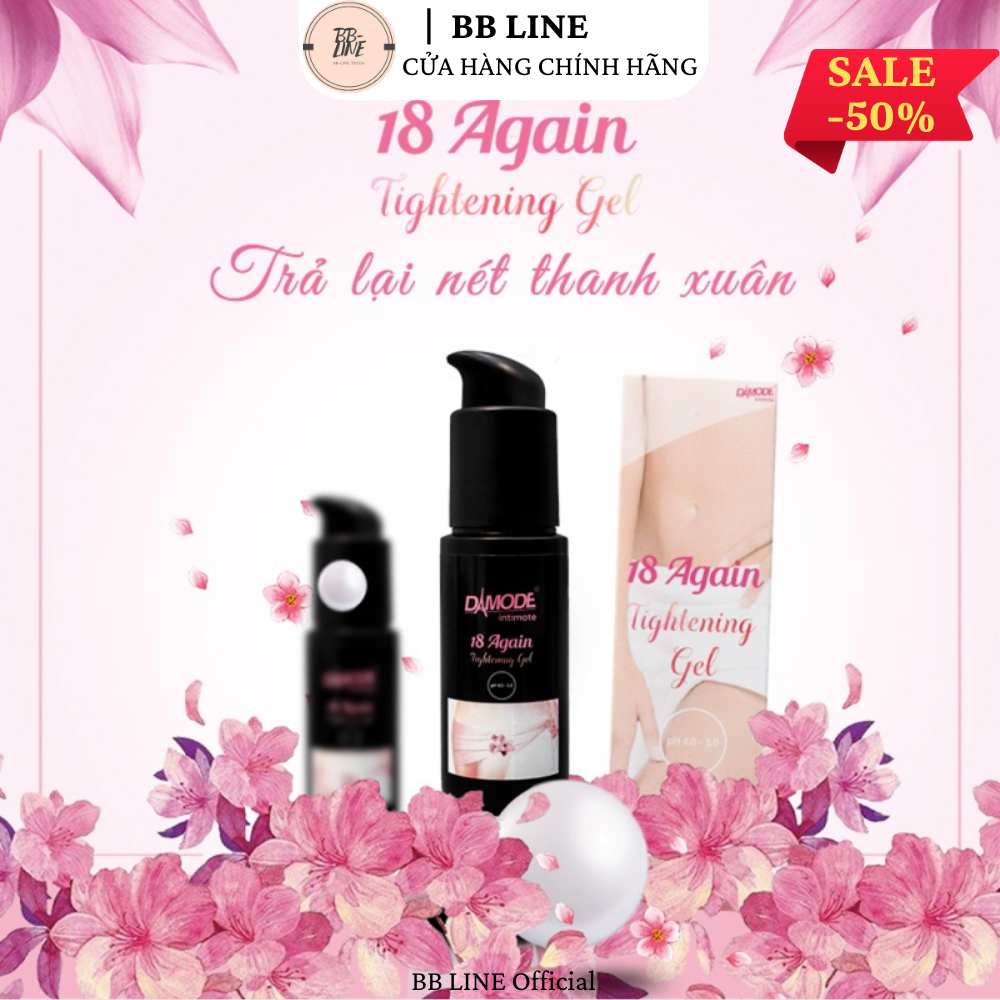 Gel chăm sóc vùng kín 18 Again – Hỗ trợ se khít & làm hồng tự nhiên (Chính Hãng – Hà Lan)