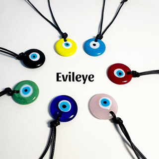  Vòng cổ mắt quỷ xanh hoàng hôn - thuỷ tinh 