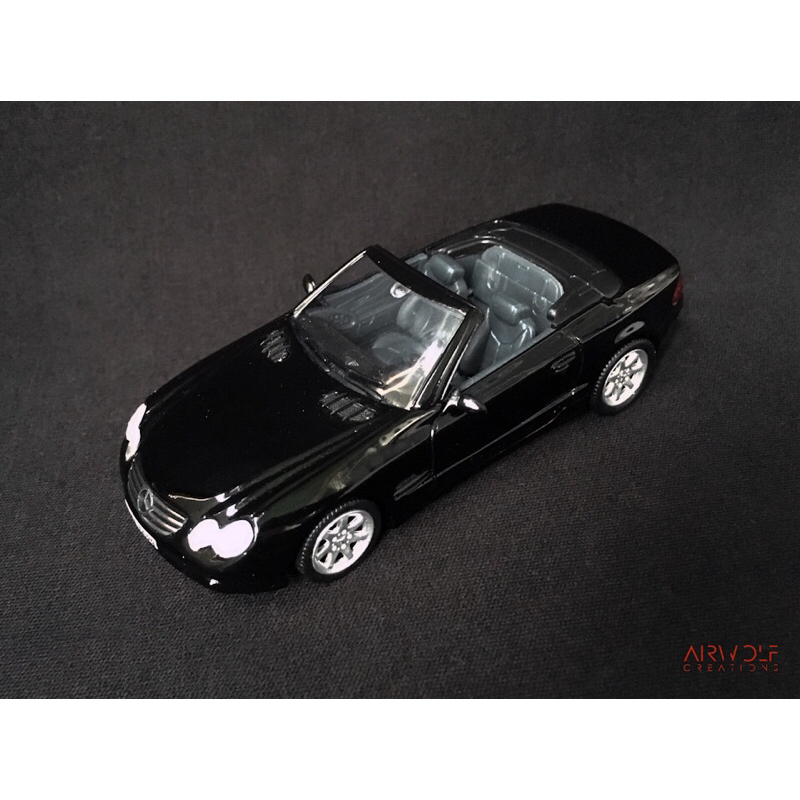 Xe mô hình Mercedes Ben SL600, Die cast Metal.