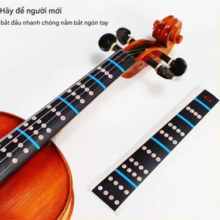 Miếng Dán Phím Đánh Dấu Nốt Nhạc Cho Đàn Violin 1/2 – 4/4, Sticker Hỗ Trợ Học Violin Cho Người Mới