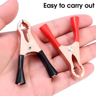 Kẹp ắc quy đỏ đen loại tốt – kẹp điện đa năng chắc chắn, dẫn điện ổn định cho đồng hồ đo vạn năng