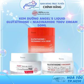  Kem Dưỡng Trắng Da Angel’s Liquid 7 Day Whitening Program Glutathione 700 V-Cream Glutathione +Niacinamide 50ml Hàn Quốc 