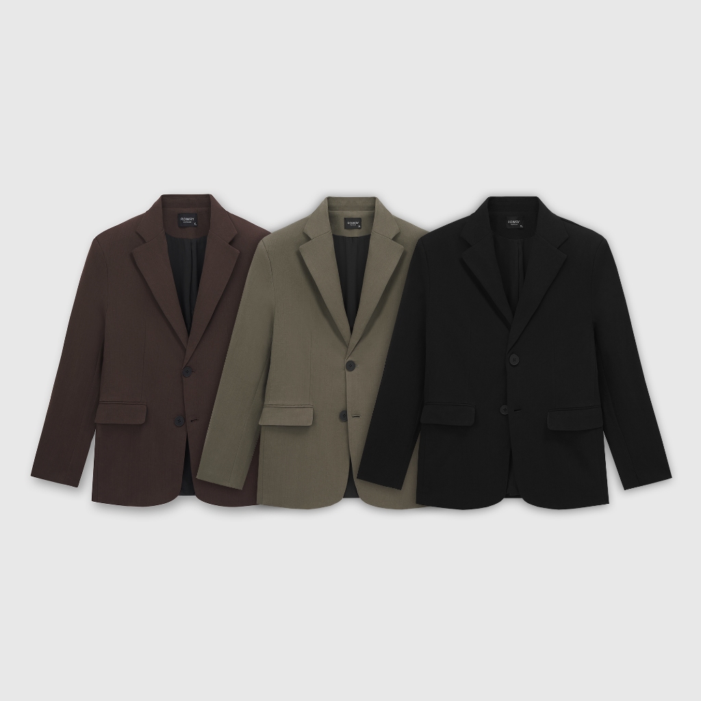 Áo khoác ROWAY chất liệu linen cao cấp | Blazer linen