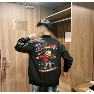  HOTÁo Khoác Bomber Dsquared2 Sonic 85 Hàng Chính Hãng 2 Lớp Khóa Zip Bạc-Full Mẫu Áo Gió DSQ2 Cao Cấp 