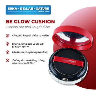 Cushion Senademar che khuyết điểm nâng tone dưỡng ẩm giữ nên 36h chống nắng SPF 50, PA +++