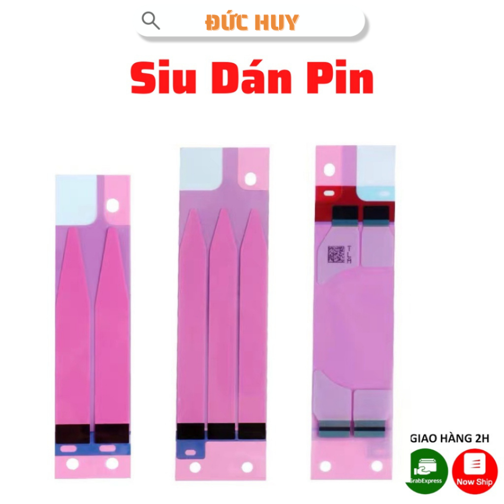 Siu dán pin , keo dán pin  5, 5S, 5SE, 6, 6S, 6 Plus, 7 Plus, 8, 8 Plus, X