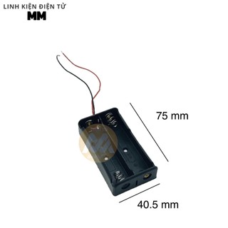 Đế pin 18650 1/2/3/4 pin đầu nối tiếp - Dùng để pin 18650