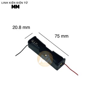 Đế pin 18650 1/2/3/4 pin đầu nối tiếp - Dùng để pin 18650