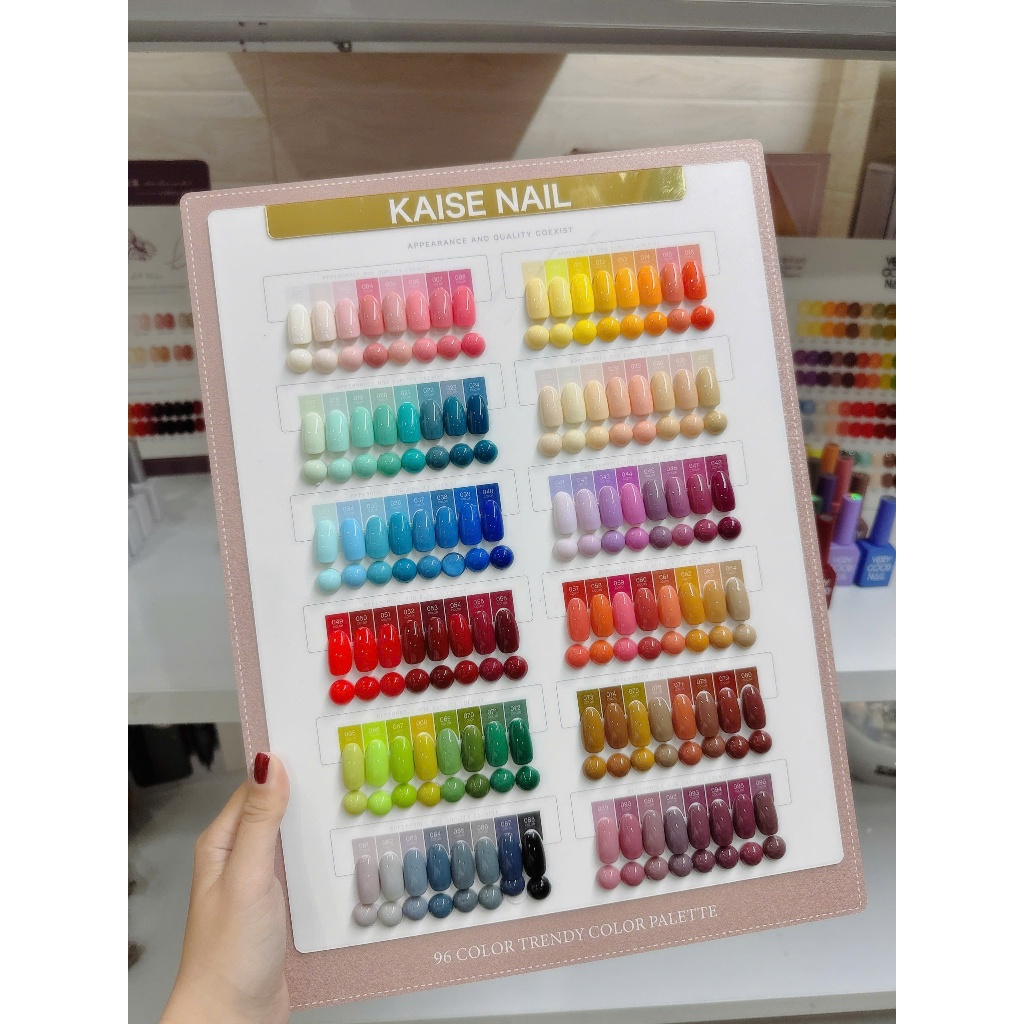 Set sơn KAISE 96 màu tone dễ ứng dụng set mới hot trend 2025