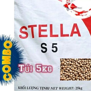 Combo Túi 5kg cám Koi STELLA đạm 40, 42 %[ Sỉ sập sàn Shoppe]