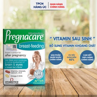   NHẬP KHẨU  Vitamin cho mẹ sau sinh Vitabiotics Pregnacare Breast-feeding của Anh bổ sung vitamin và khoáng chất 84 Viên 