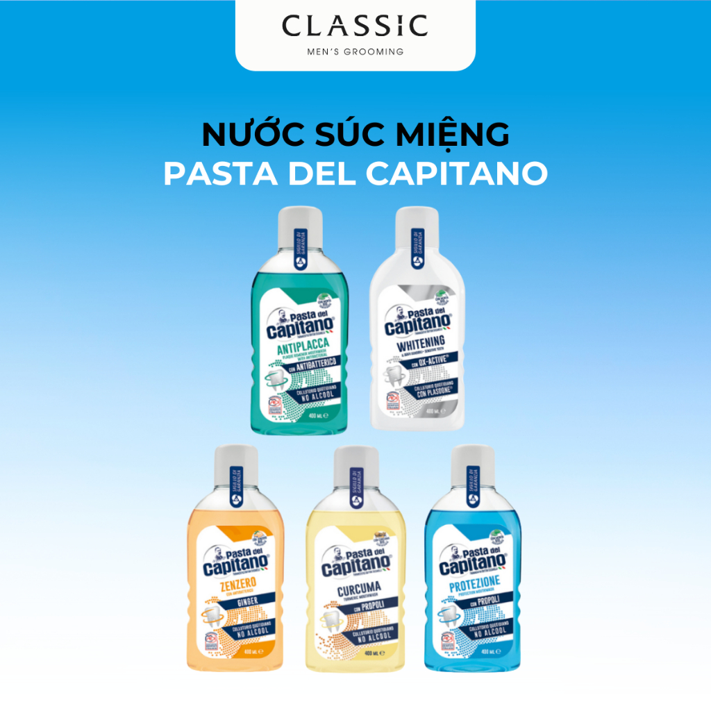 Nước Súc Miệng Pasta Del Capitano 400ml
