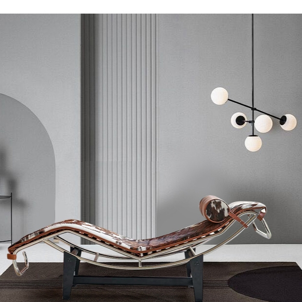 [ Bed Sofa ] Ghế thư giãn LC4 bản da bò Ý nhập khẩu cao cấp | LC4 Chair