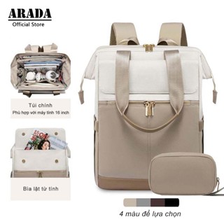 Balo nữ Arada 2 trong 1 đựng laptop 17 inch chống nước ba lô đi học Dung Tích Lớn balo du lịch sinh viên đại học
