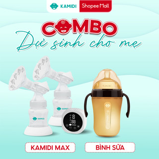 Combo Bình Sữa Kamidi Và Máy Hút Sữa Silicon Kamidi Max