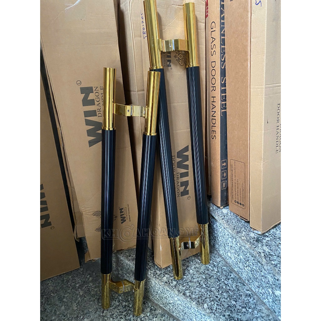 Tay nắm cửa nhôm, cửa gỗ tay lệch ngả, tay nắm cửa thuỷ lực xingfa, hệ 55, tay kéo cửa WIN
