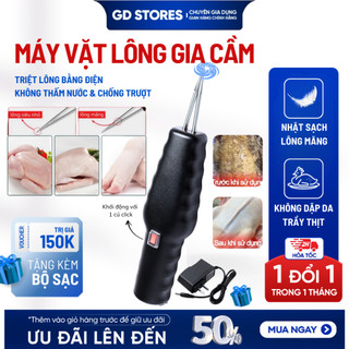 (Mới) Máy Nhổ Lông Vịt Cầm Tay Chính Hãng - Chống Nước, Sạc Điện, Bền Gấp 2 Lần - Nhặt Sạch Lông Măng - GD Store