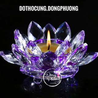 Đế để đèn cầy thuỷ tinh, đế nến thuỷ tinh, đế đèn cầy, đế nến thuỷ tinh nhiều màu cao cấp, đế để nến