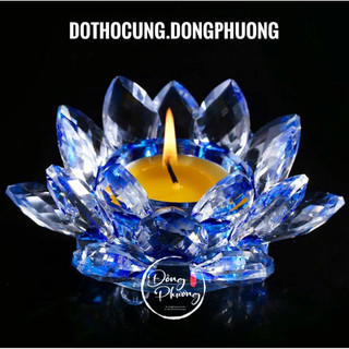 Đế để đèn cầy thuỷ tinh, đế nến thuỷ tinh, đế đèn cầy, đế nến thuỷ tinh nhiều màu cao cấp, đế để nến