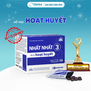 Viên Hoạt Huyết Nhất Nhất 3 - Hỗ trợ giảm hoa mắt, chóng mặt, đau mỏi vai gáy, tê bì chân tay
