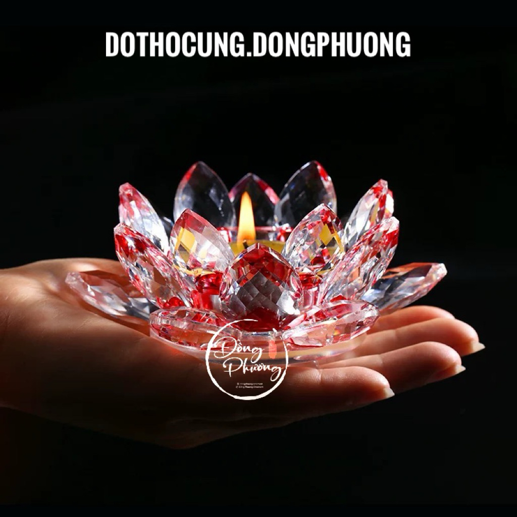 Đế để đèn cầy thuỷ tinh, đế nến thuỷ tinh, đế đèn cầy, đế nến thuỷ tinh nhiều màu cao cấp, đế để nến