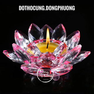 Đế để đèn cầy thuỷ tinh, đế nến thuỷ tinh, đế đèn cầy, đế nến thuỷ tinh nhiều màu cao cấp, đế để nến