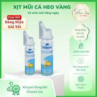 Xịt Mũi Cá Heo Vàng Cho Bé Nước Biển Pháp Sterimar Nose Hygiene Baby (0 tháng - 3 tuổi) - 50ml