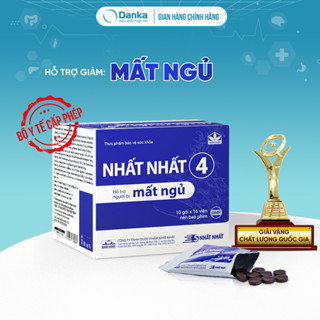 Viên hỗ trợ Cho Người Mất Ngủ - Nhất Nhất 4 - Hỗ trợ Bổ huyết, hoạt huyết, dưỡng tâm, an thần