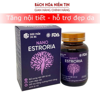 Viên uống tăng nội tiết tố nữ SÂM NGỌC NỮ ESTRORIA hỗ trợ giảm nám sạm da ổn định vòng kinh  -  30 viên 