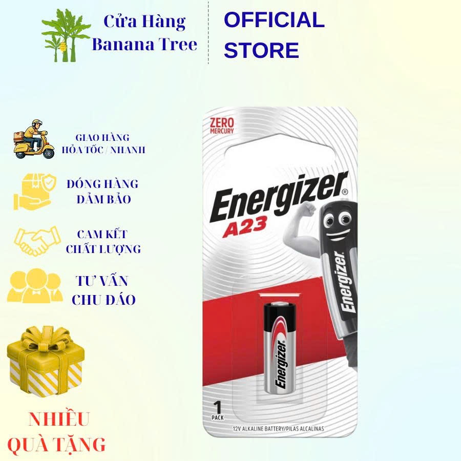 Pin A23 Energizer 12V vỉ 1 viên (pin cửa cuốn)