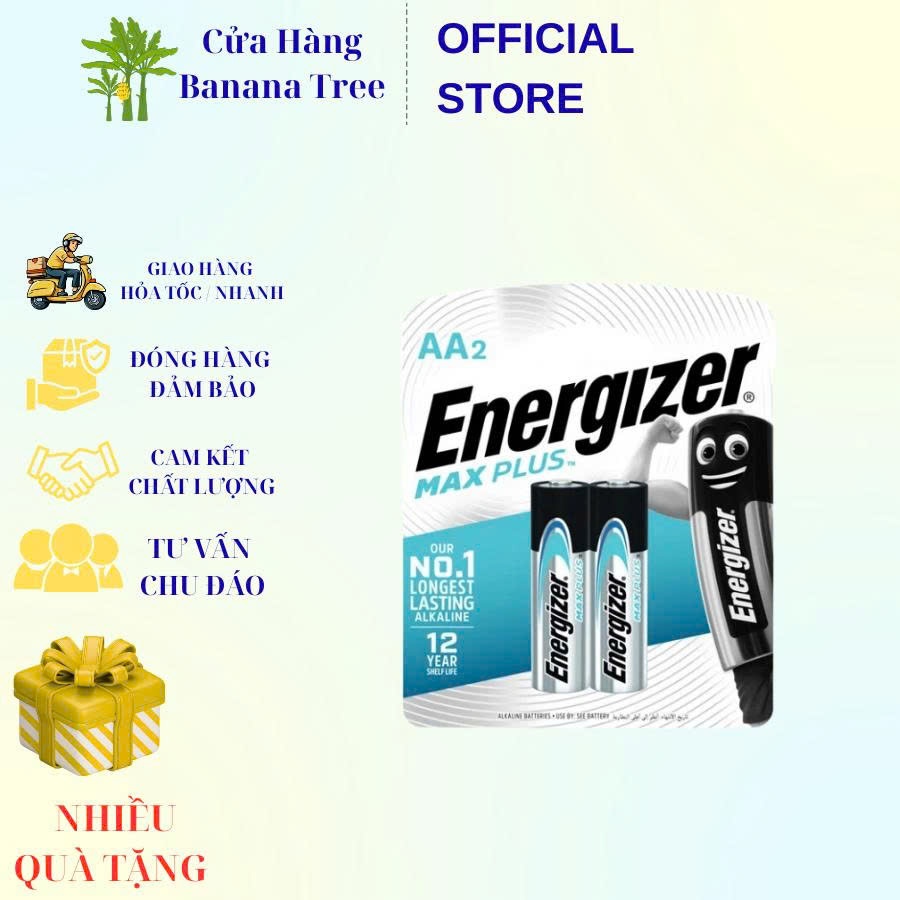 Pin Energizer Max Plus AA EP91 BP2