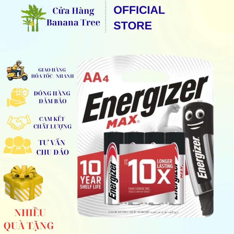Pin Energizer Max AA E91 BP4