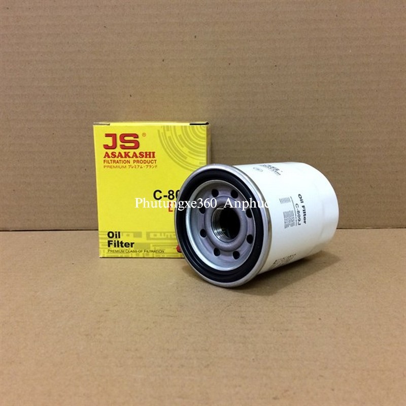 Lọc Nhớt Cao Cấp Honda Odyssey 2000-2024 hiệu JS Asakashi Nhật C809J /15400-RAF-T01