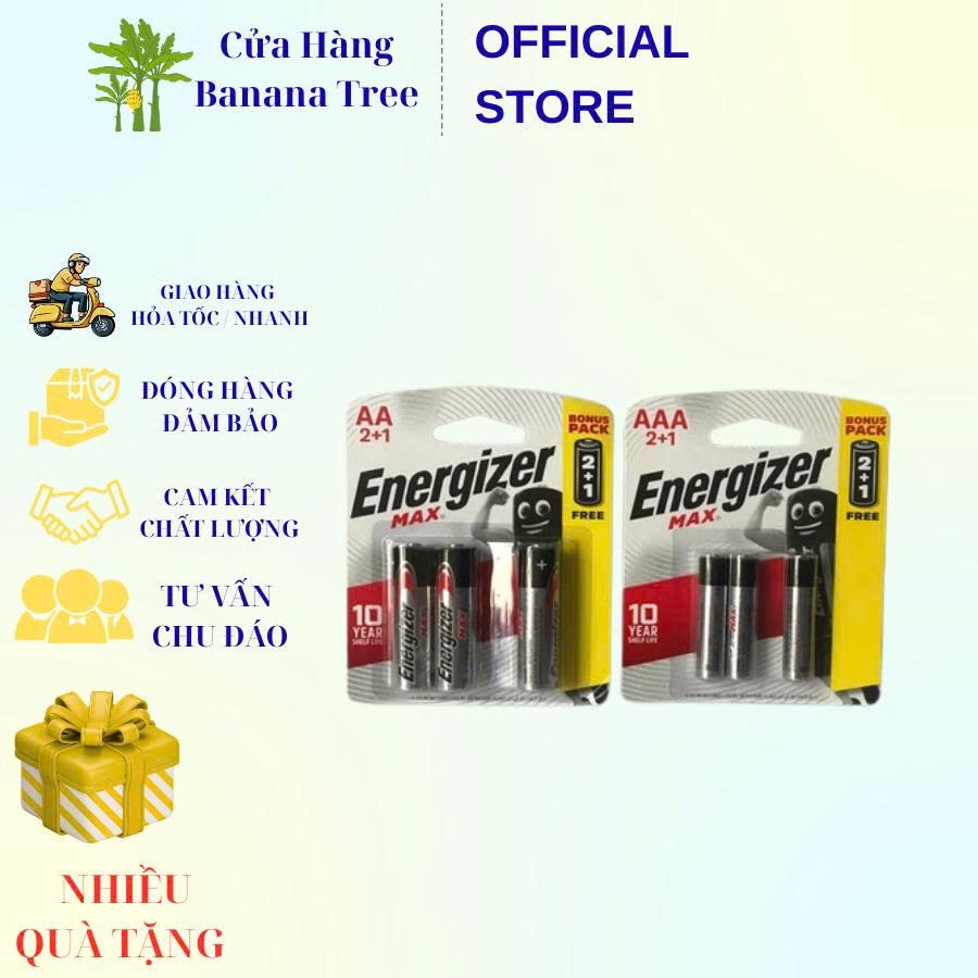 Pin Energizer Max E92 BP2+1AAA,E92 BP2+1 AA