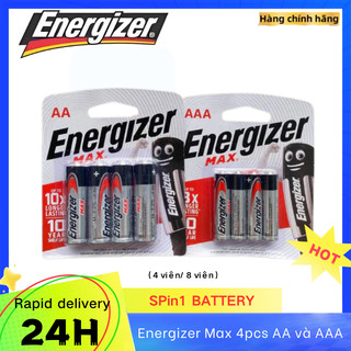 VỈ 16 viên Pin Energizer Max AA, AAA 1.5V Pin kiềm dùng một lần siêu tiết kiệm - Hàng chính hãng siêu bền