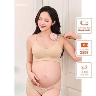 Áo lót bầu mặc như không mặc, áo ngực bầu không gọng chống chảy xệ có nút tháo cho bé tuti A2 by LAMME