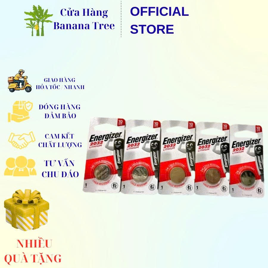 Pin Cúc Áo 3V Energizer Lithium CR2032