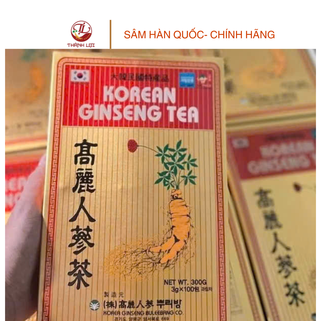 Trà Nhân Sâm Hàn Quốc Korean Ginseng Tea (Hộp 100 gói x3g) - DHC Korea Ginseng