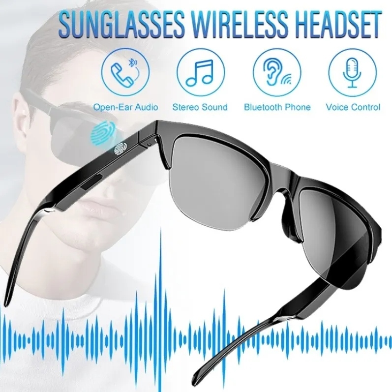 Mắt kính bluetooth F06 thời trang nam nữ