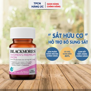 Viên uống bổ sung sắt Blackmores Iron Úc bổ sung sắt cho chị em khi mang thai và sau sinh  30 viên