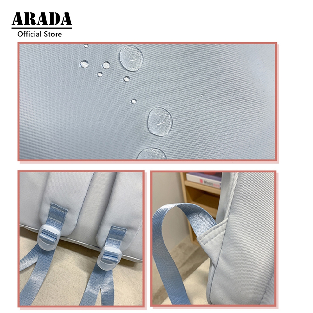 Balo đi học nữ ARADA chống nước dung tích lớn đựng được laptop 15.6 inch dành cho sinh viên đại học | BigBuy360 - bigbuy360.vn