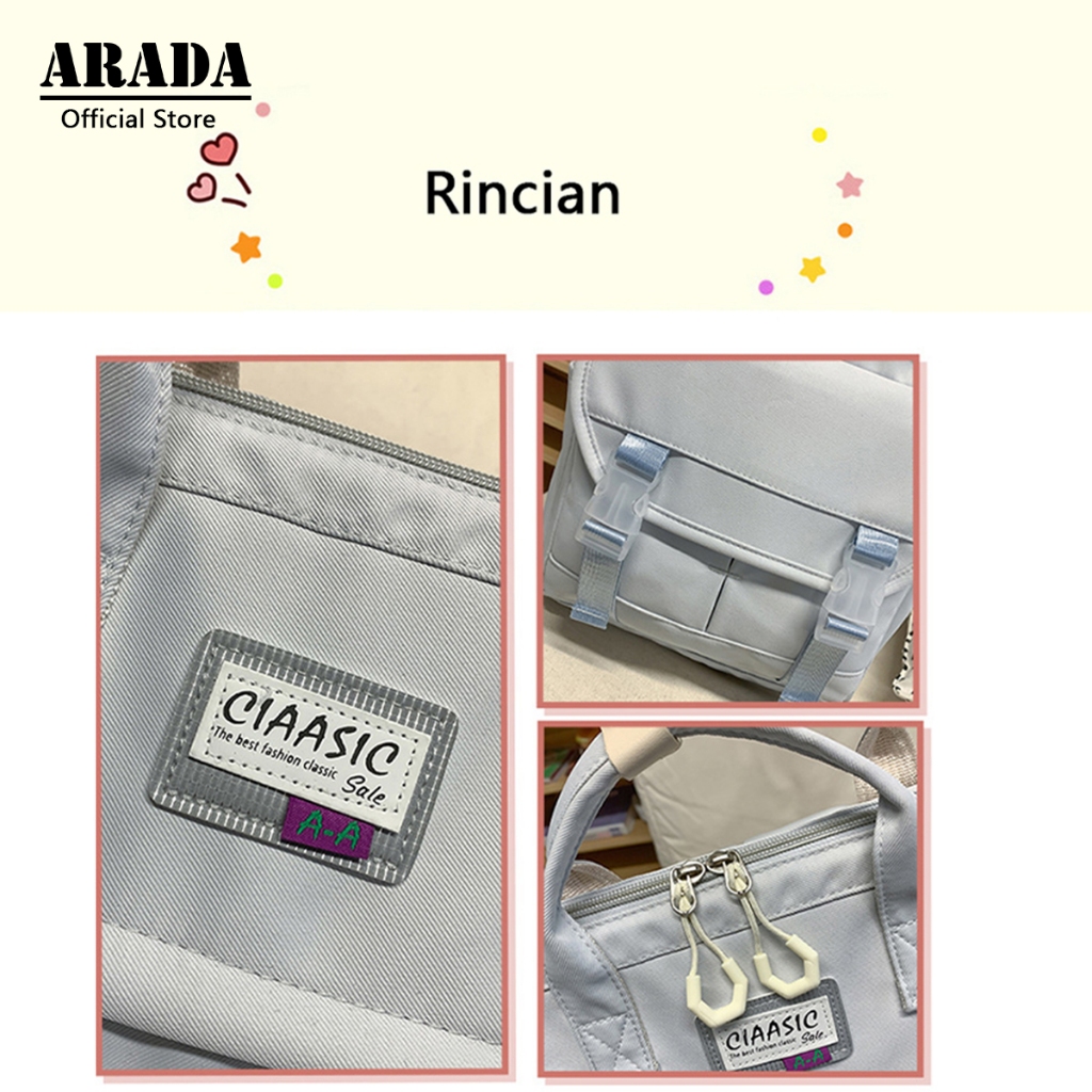 Balo đi học nữ ARADA chống nước dung tích lớn đựng được laptop 15.6 inch dành cho sinh viên đại học | BigBuy360 - bigbuy360.vn