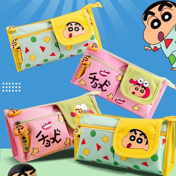 Túi đựng bút Crayon Shin Chan, Hộp đựng bút Anime Kawaii 3659